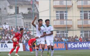 नेपालविरुद्ध बंगलादेशको तेस्रो गोल, दबाबमा नेपाल