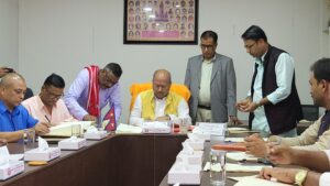 मधेश प्रदेशका मुख्यमन्त्री सिंह र मन्त्रीहरूबीच कार्यसम्पादन सम्झौता