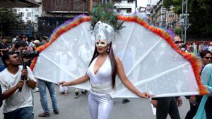 यौनिक अल्पसंख्यक समुदायको गाईजात्रा परेड प्रदर्शन (फोटो फिचर)