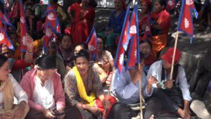 दुर्गा प्रसाईंलाई रिहा गर्न माग गर्दै माइतीघरमा विरोध प्रदर्शन दुर्गा प्रसाईंलाई रिहा गर्न माग गर्दै माइतीघरमा विरोध प्रदर्शन