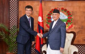 प्रधानमन्त्री ओलीसँग चिनियाँ नेताको भेट, के भयो कुराकानी ?