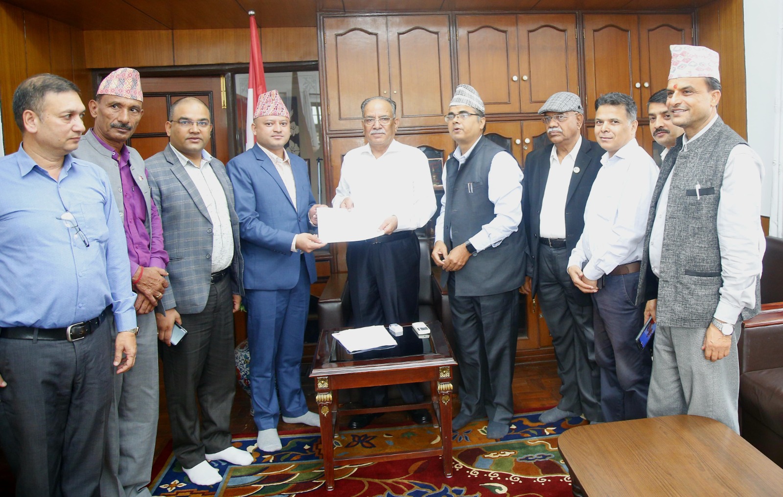 वस्ती विकास र पूर्वाधार निर्माणअघि भौगर्भिक अध्ययनको व्यवस्था मिलाउनुपर्छः प्रचण्ड