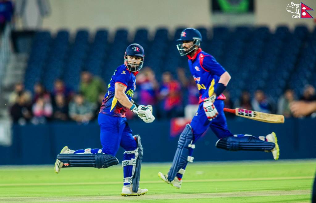 नेपालद्वारा अमेरिकाविरुद्धको टी-२० सिरिज क्लिनस्वीप नेपालद्वारा अमेरिकाविरुद्धको टी-२० सिरिज क्लिनस्वीप