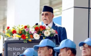 जलवायु परिवर्तनको समस्यालाई सम्बोधन गर्न राष्ट्रसंघको सहयोग जरुरी : प्रधानमन्त्री ओली जलवायु परिवर्तनको समस्यालाई सम्बोधन गर्न राष्ट्रसंघको सहयोग जरुरी : प्रधानमन्त्री ओली