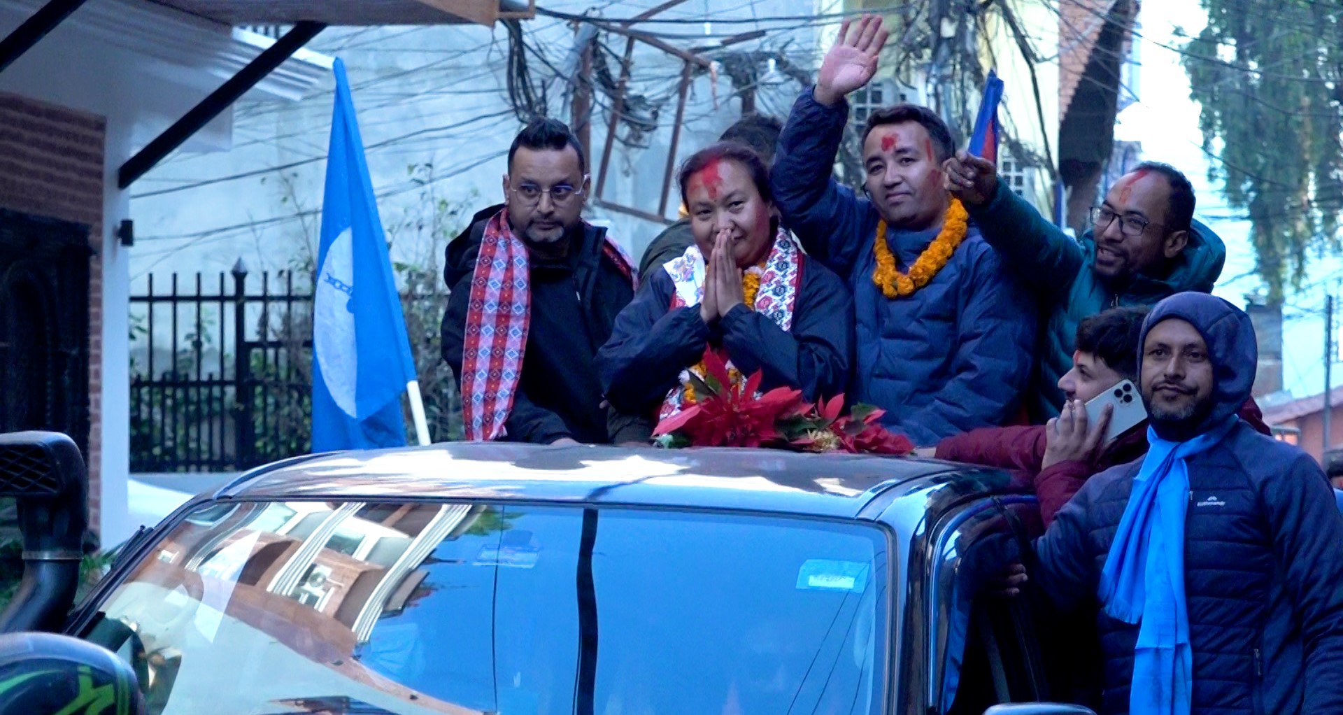 काठमाडौं महानगरपालिका-१६ मा रास्वपाको विजयी र्याली