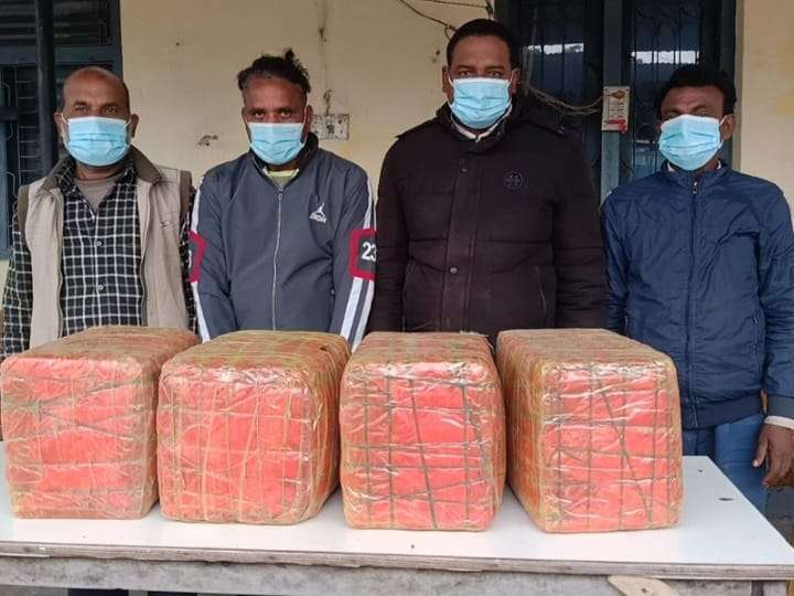 ५० केजी लागुऔषध गाँजासहित चार जना पक्राउ