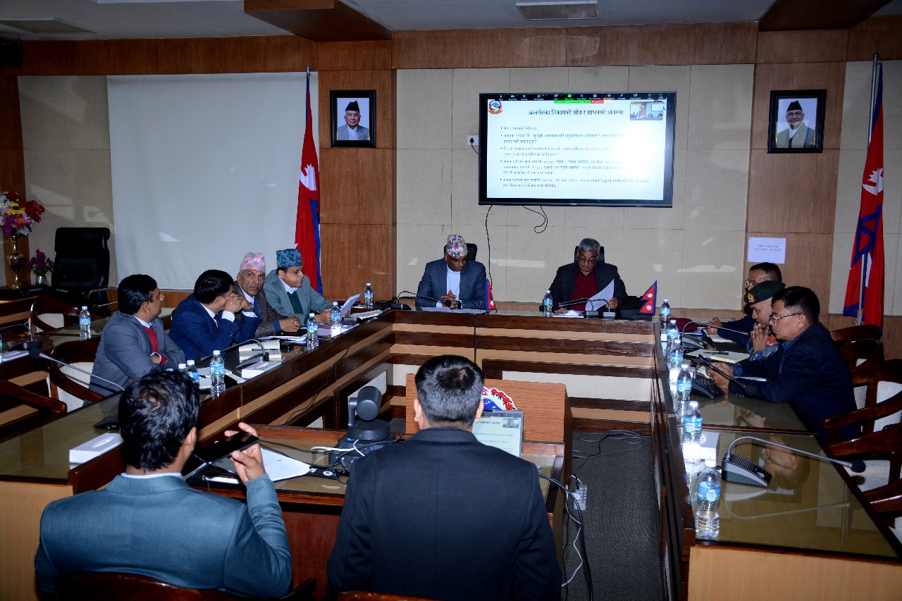 परिणाममुखी काम गर्न गृहमन्त्री लेखकको निर्देशन