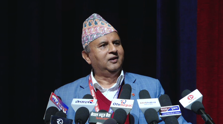 हामी आपसी संवाद र छलफलबाट प्रत्येक समस्याको छिनोफनो चाहन्छौँः महासचिव पोखरेल