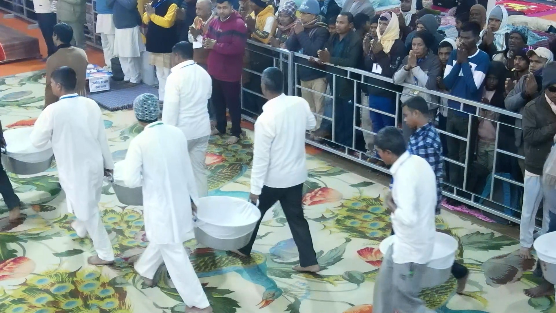 तीन दिनसम्म चलेको विशाल भण्डारामा पाँच लाखलाई निःशुल्क भोजन