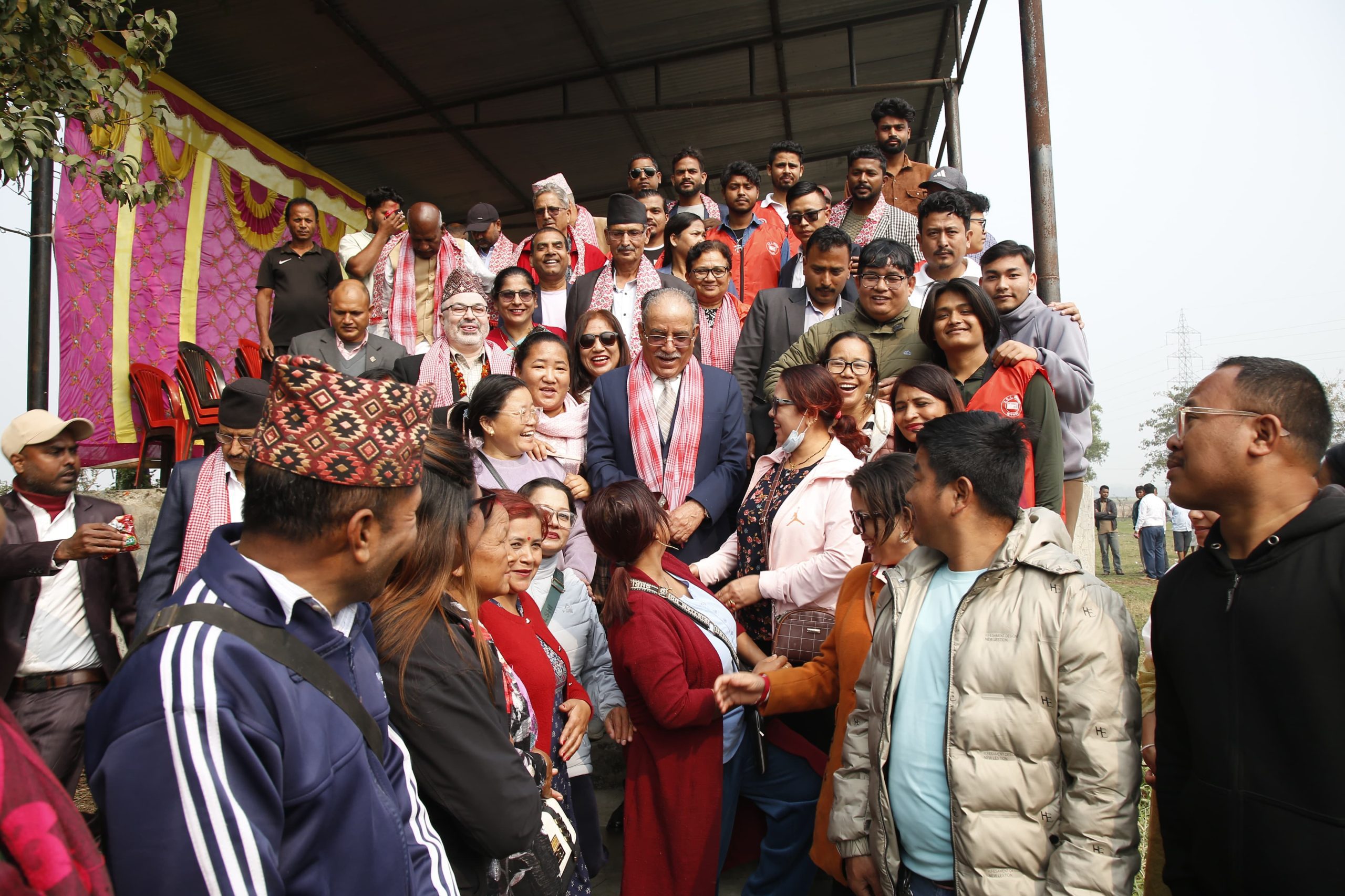 बर्जु तालको संरक्षण र विकासका लागि अध्यक्ष प्रचण्डसँग माग