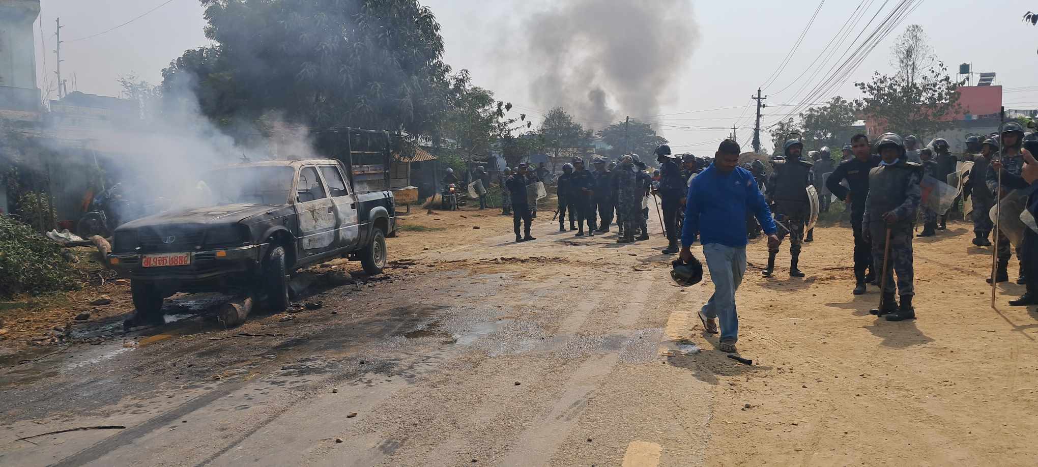 नवलपरासी पश्चिमा दुई समूहबीच झडप, २० जना घाइते