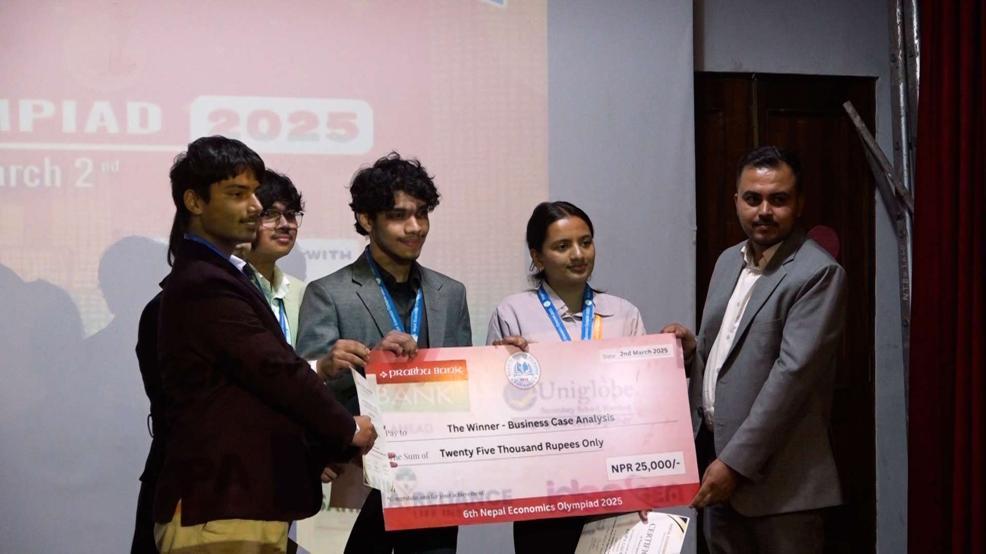 अन्तर्राष्ट्रिय इकोनोमिक्स ओलम्पियाडमा प्रतिनिधित्व गर्ने पाँच नेपाली विद्यार्थी छनोट