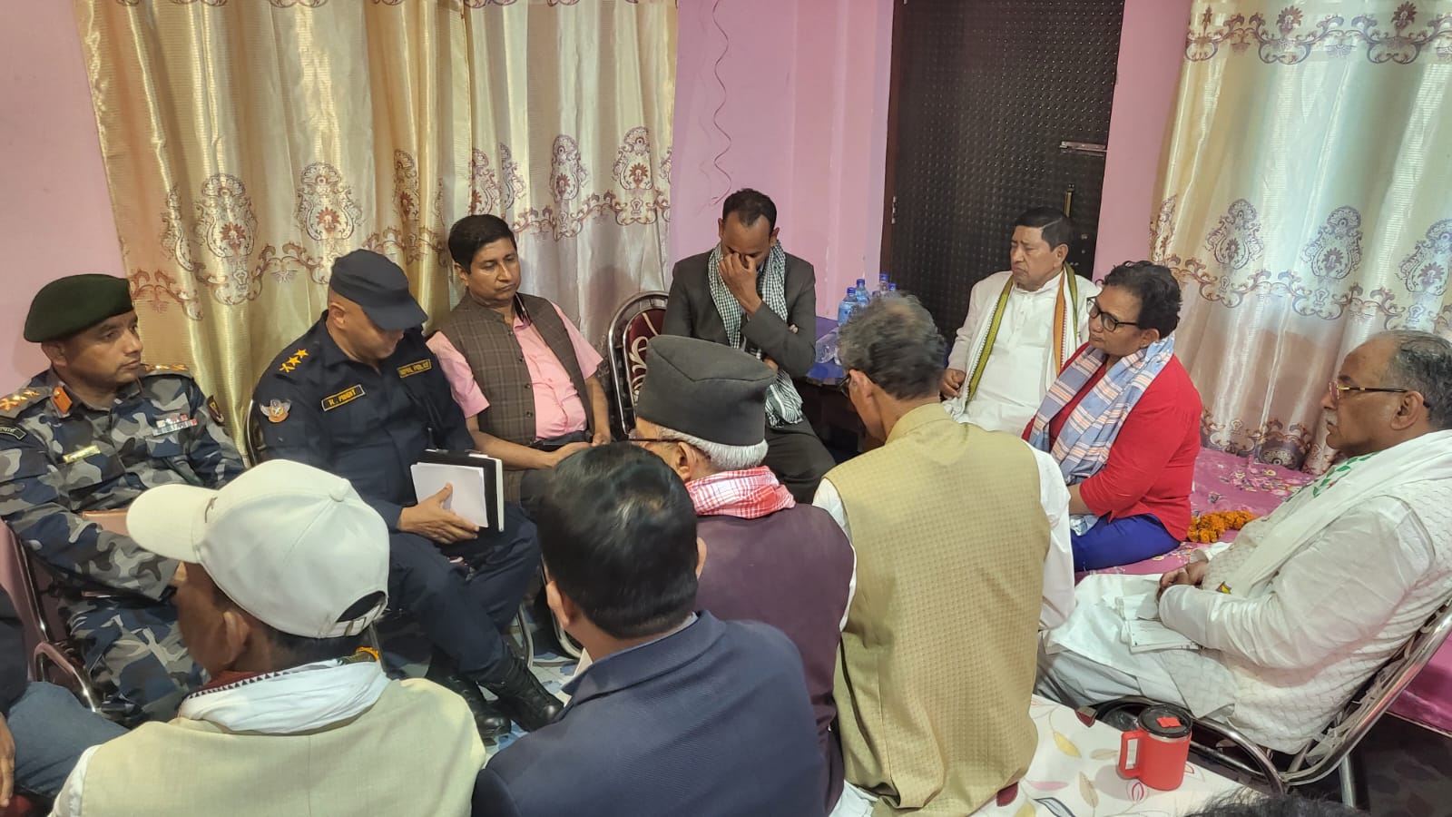 अध्यक्ष प्रचण्डद्वारा रिङ्कु सदाको मृत्युबारे प्रजिअ र सुरक्षा प्रमुखसँग छलफल