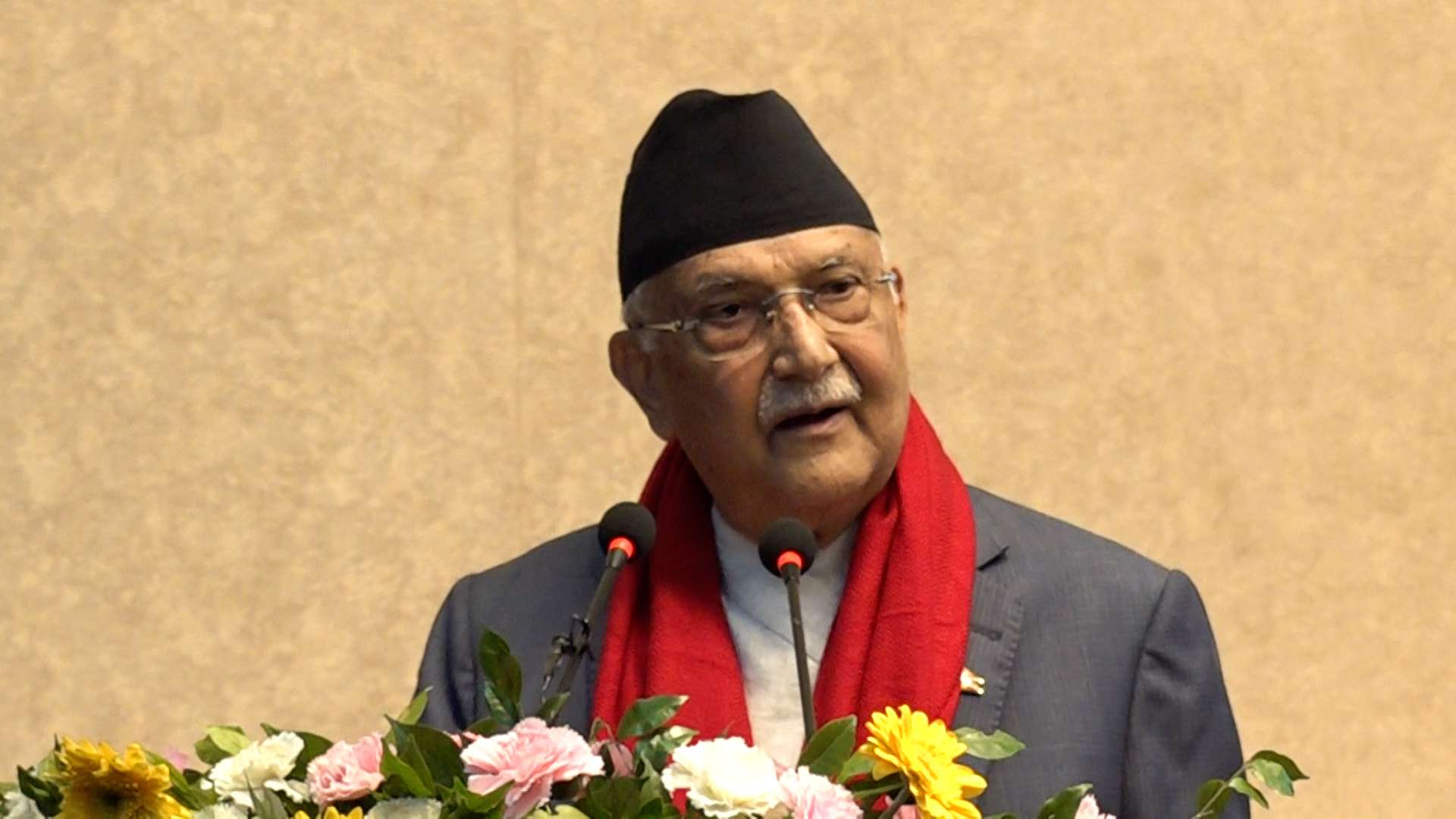 एउटा जुलुस निकाल्न विदेशी नेताको तस्बिर राख्नुपर्ने अवस्थामा हामी छैनौँ : प्रधानमन्त्री ओली