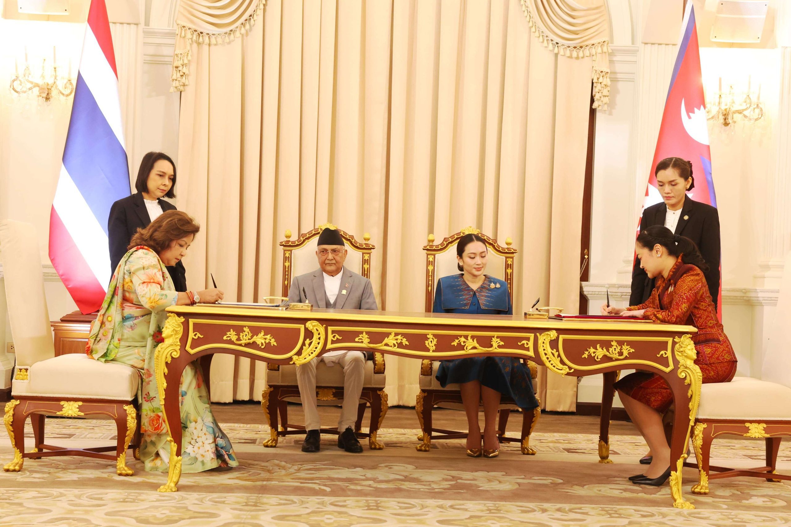 नेपाल र थाइल्याण्डबीच पर्यटन र संस्कृतिसँग सम्बन्धित दुई समझदारीपत्रमा हस्ताक्षर