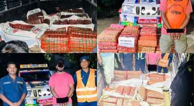 २ सय ४४ किलोग्राम लागुऔषध गाँजासहित चालक पक्राउ