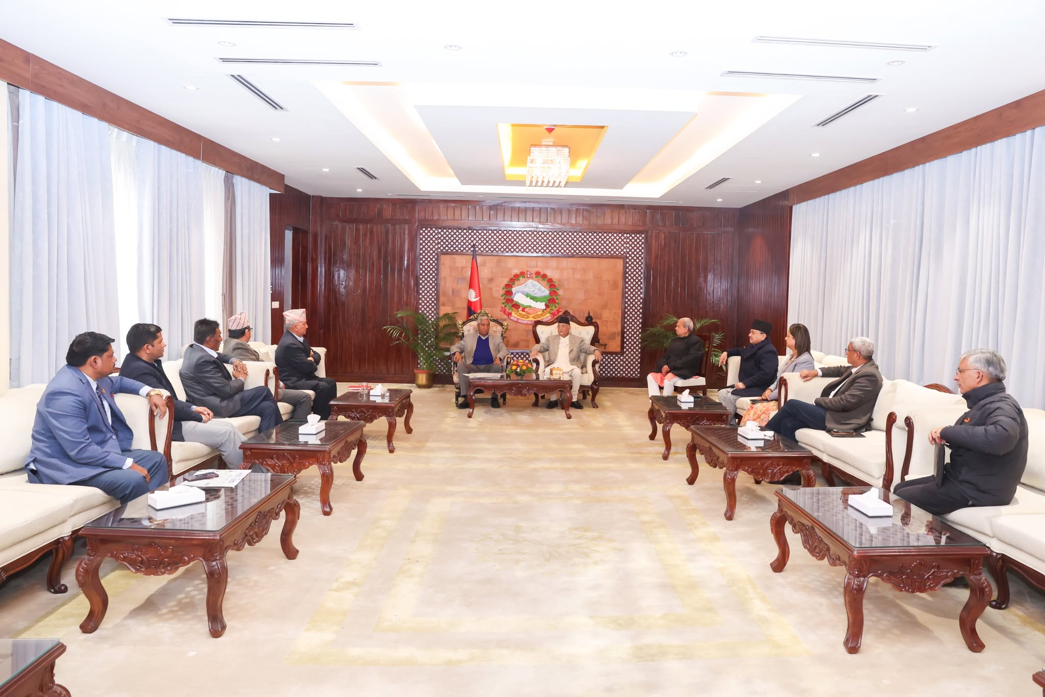 सत्तारुढ दलहरूको बैठक बस्दै