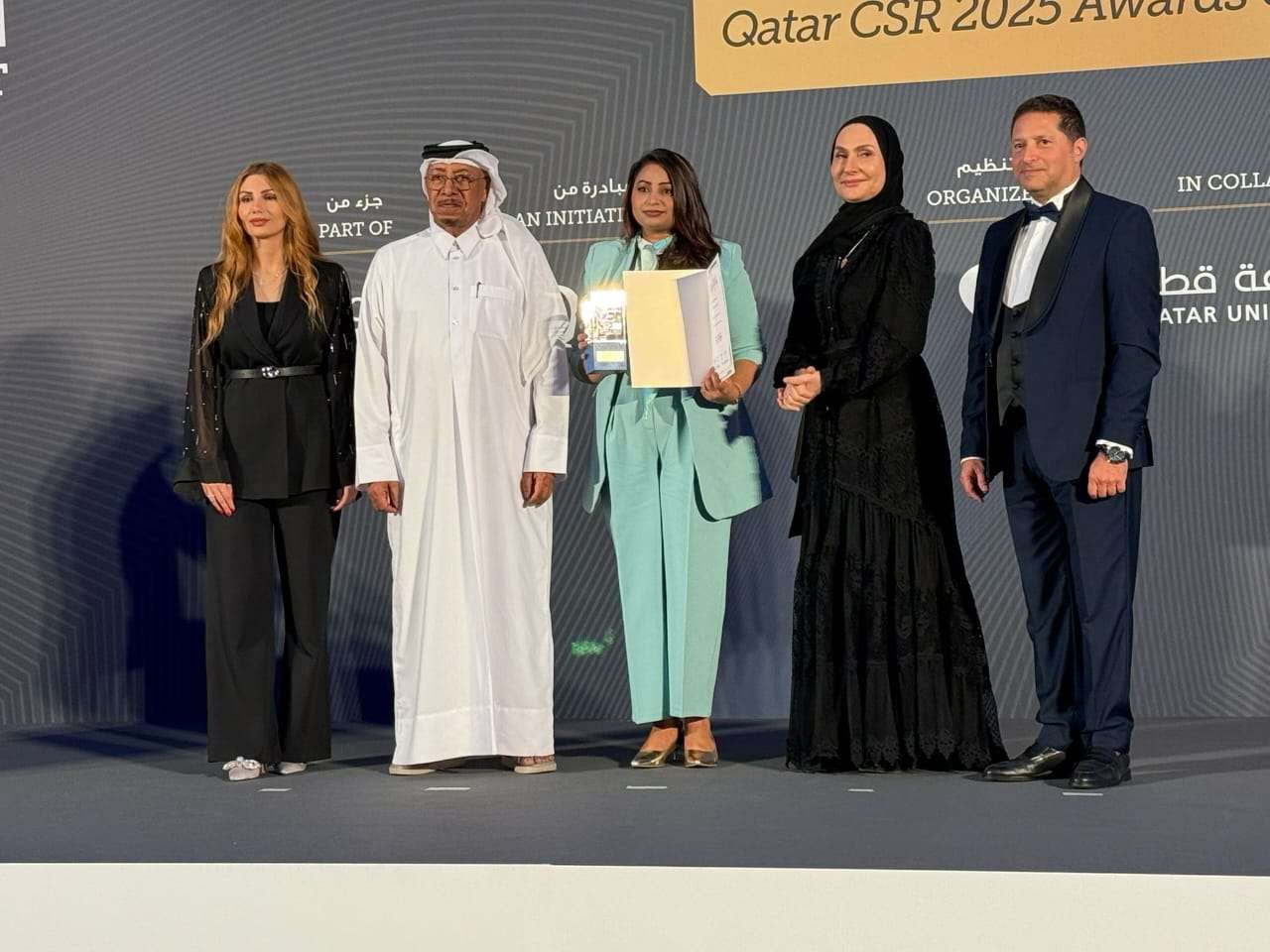 कतारमा नेपालीको कम्पनीले पायो प्रतिष्ठित ‘सीएसआर अवार्ड–२०२५’