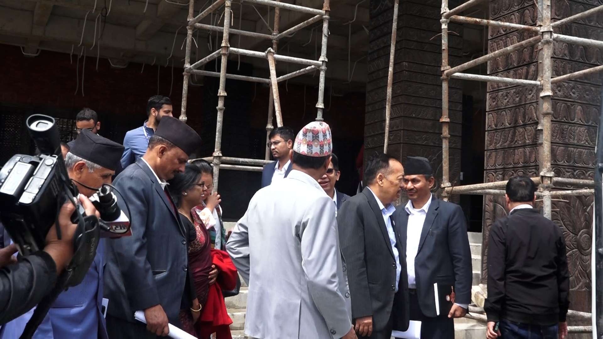 संयुक्त समितिद्वारा नयाँ संसद भवनको अवलोकन