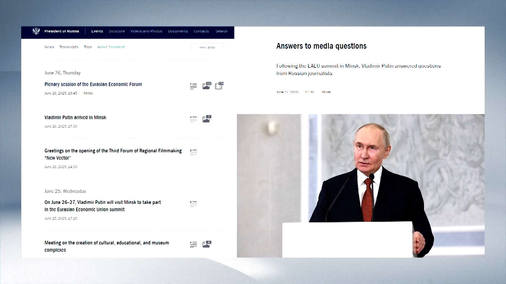 कैदी आदानप्रदान पछि तेस्रो चरणको वार्ता गर्न रूस र युक्रेन सहमतः पुटिन