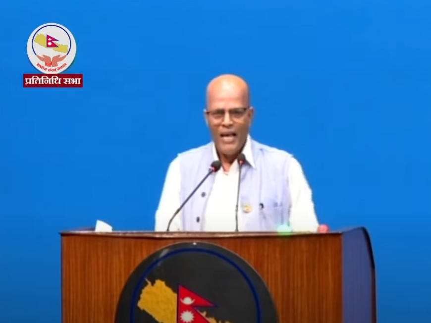 अमरेश कुमारको अभिव्यक्तिपछि सदनमा नाराबाजी