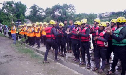 ललितपुरमा नदीजन्य विपद् व्यवस्थापनको तालिम, चारवटा डुंगा तयारी अवस्थामा