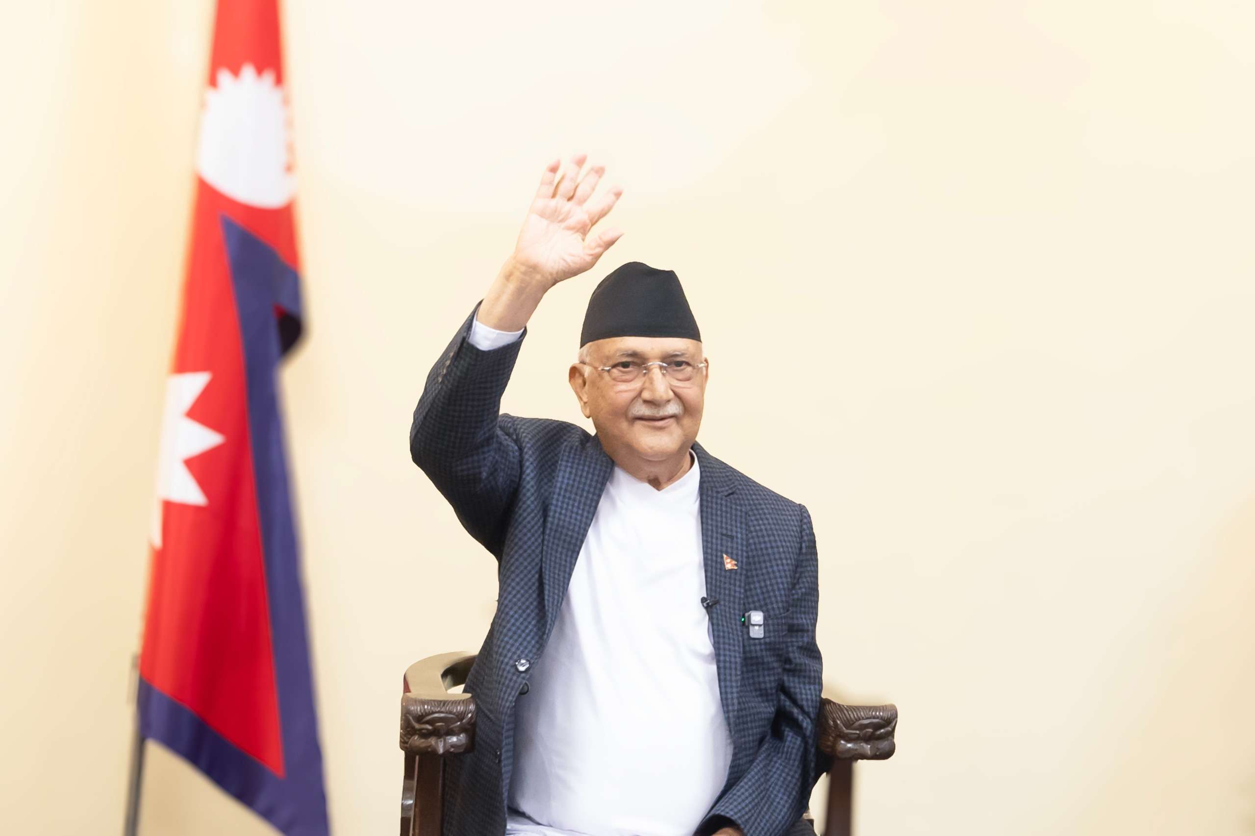 नेपाली महिला टोलीलाई प्रधानमन्त्रीले दिए जितको शुभकामना