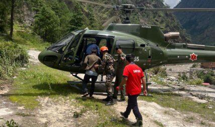 रसुवागढी जलविद्युत आयोजनामा फसेका २३ कामदारको उद्दार