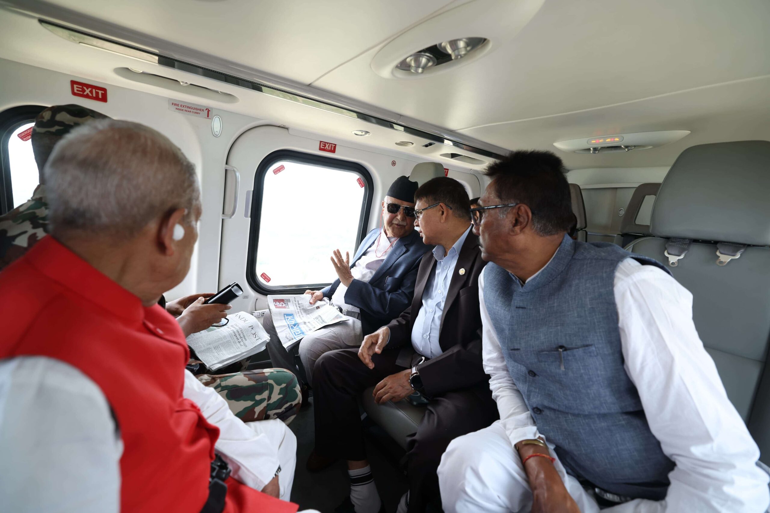 प्रधानमन्त्रीबाट तराई–मधेसको सुख्खा क्षेत्रको अवलोकन