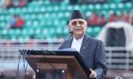 सूर्यविनायकमा ५० हजार दर्शक अटाउने रगंशाला निर्माण गर्ने प्रधानमन्त्रीको घोषणा