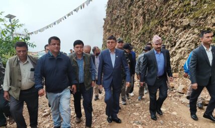 थानकोट–चित्लाङ् सडक आर्थिक विकास र समृद्धीको सहयोगी : मन्त्री दाहाल