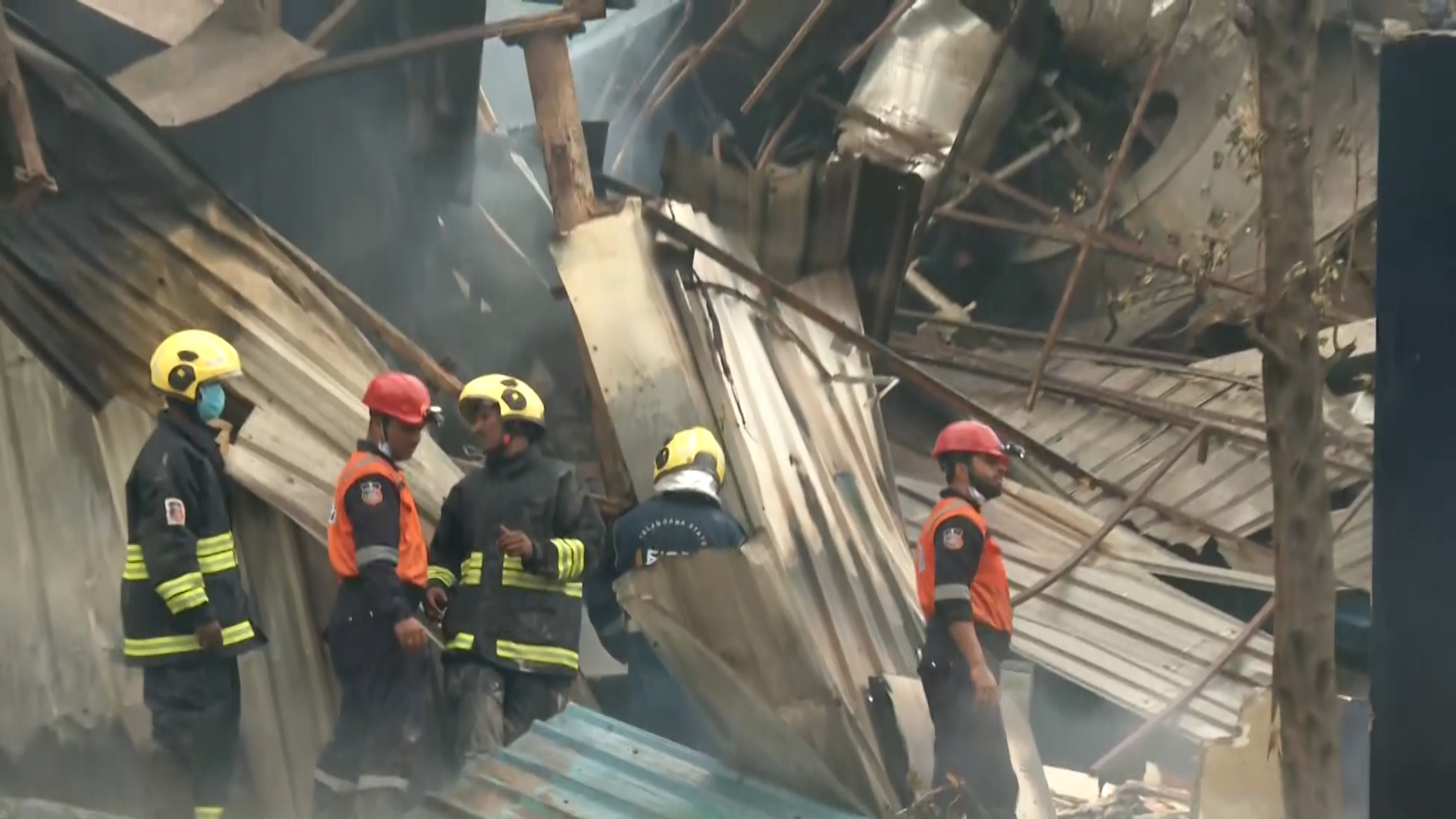 भारत तेलंगानाको एक उद्योगमा विस्फोट, ३४ जनाको मृत्यु