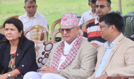 प्रसूति तथा बालरोग अस्पतालको शिलान्यासपछि मुख्यमन्त्री भन्छन् :अब विदेशी विद्यार्थी तानौं