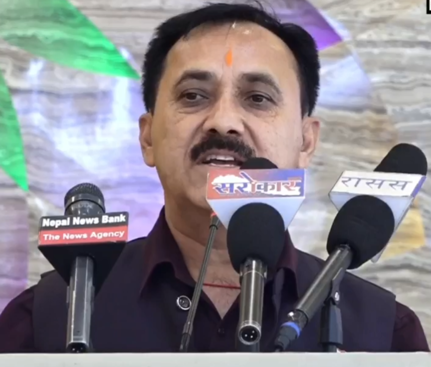 काङ्ग्रेस–एमालेबीचको फरक मतका बीच साझा मतको खोजी गर्नुपर्छ : महामन्त्री शर्मा