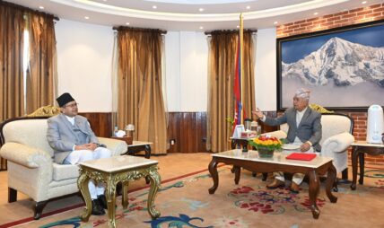 राष्ट्रपति पौडेल र सभामुख घिमिरेबीच भेटवार्ता