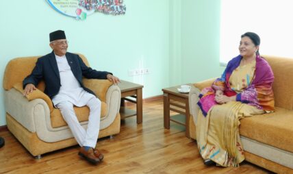 एमाले बैठकको निष्कर्ष : पूर्वराष्ट्रपति भण्डारी राजनीतिमा सक्रिय हुन नमिल्ने