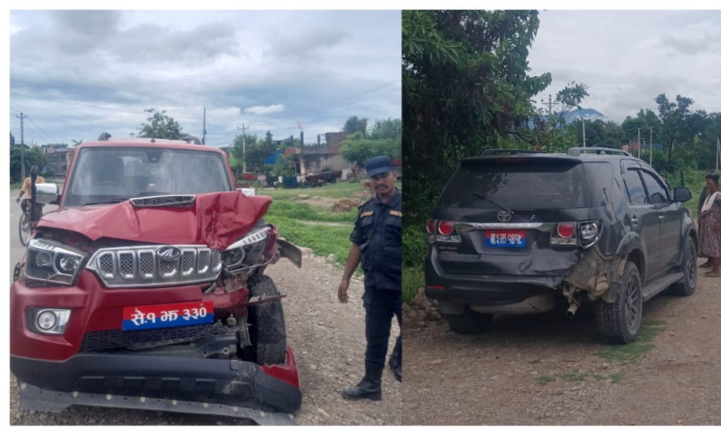 प्रधानमन्त्रीको कार्यक्रममा सहभागी हुन हुइँकिएका दुई मन्त्री यसरी परे दुर्घटनामा