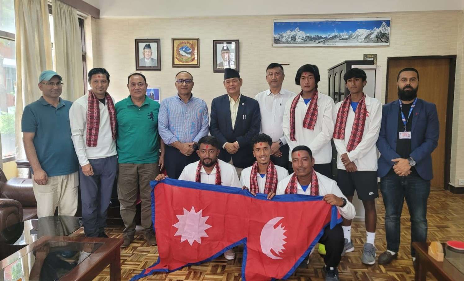 डेविस कपको लागि नेपाली टेनिस टोली आइतबार मलेसिया जाँदै