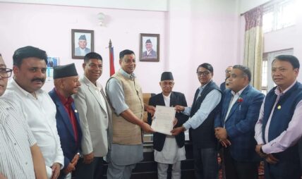 बानियाँको नेतृत्वमा बागमती प्रदेशको मुख्यमन्त्री पदको दाबी पेश