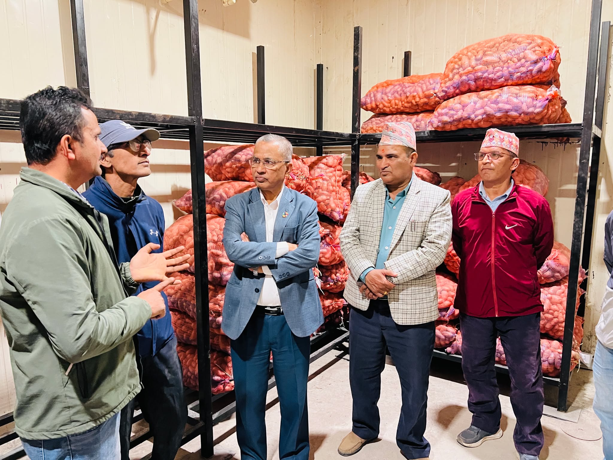 व्यासको चिस्यान केन्द्रमा बीउ आलु भण्डारण निःशुल्क