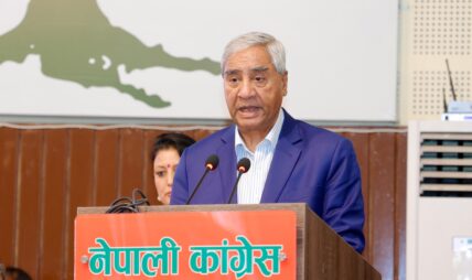 नकारात्मक भाष्य निर्माण गरी समाजलाई दिग्भ्रमित पार्ने कोसिस भइरहेका छन्ः सभापति देउवा