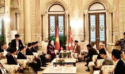 प्रधानमन्त्री ओली र भियतनामका उपराष्ट्रपति सुआनबीच भेटवार्ता