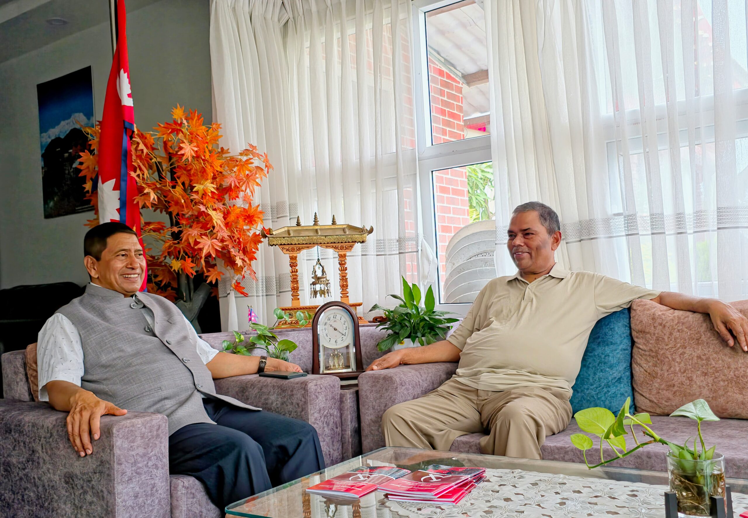 उपलब्धि रक्षाका लागि परिवर्तनकारी शक्तिको भूमिका सम्बन्धमा नेता श्रेष्ठ र यादवबीच छलफल