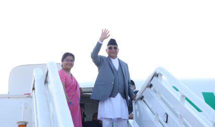 प्रधानमन्त्री ओली तुर्कमेनिस्तानबाट आज स्वदेश फर्किर्दै