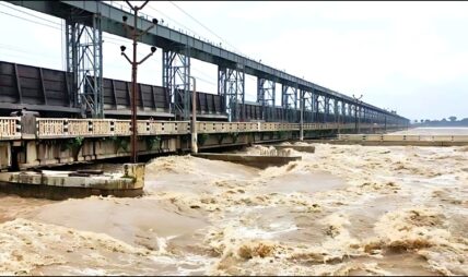 सप्तकोशीमा पानीको बहाव उच्च