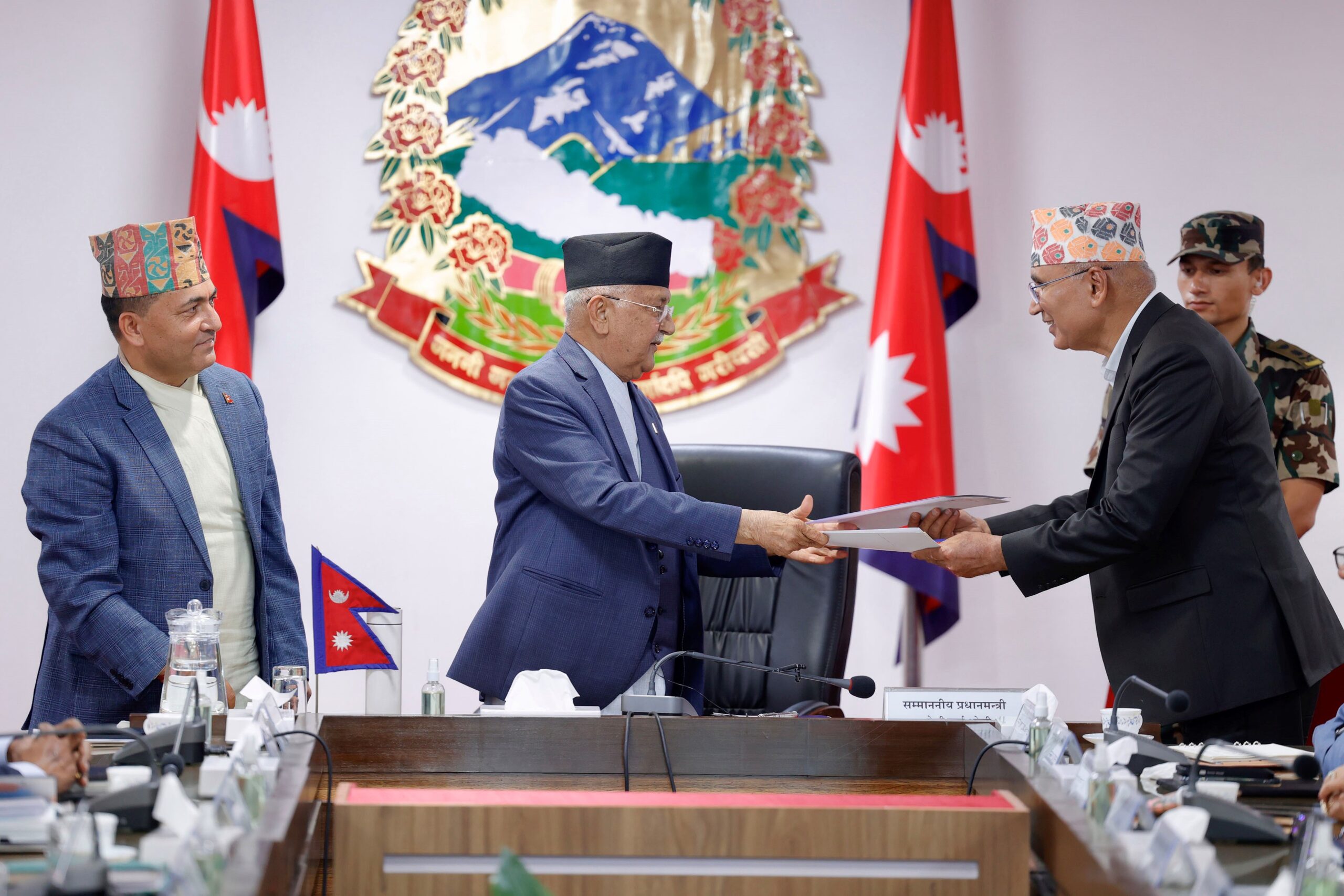 प्रधानमन्त्री र मन्त्रीहरुबीच आज कार्यसम्पादन सम्झौता