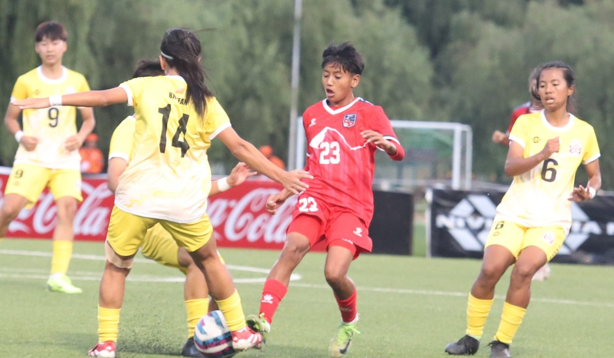 यू-२० महिला एसियन कप छनोट : नेपाल र भुटानबीच १-१ को बराबरी यू-२० महिला एसियन कप छनोट : नेपाल र भुटानबीच १-१ को बराबरी