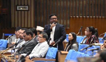 कांग्रेस-एमालेलाई रास्वपाको जवाफ : तपाईँहरू जति उफ्रे पनि उपसभामुखले पाएको सम्मानभन्दा माथि पुग्नुहुन्न