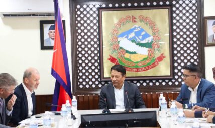 कार्यवाहक प्रधानमन्त्री सिंह र विश्व बैंकका क्षेत्रीय उपाध्यक्ष जुटबीच भेटवार्ता