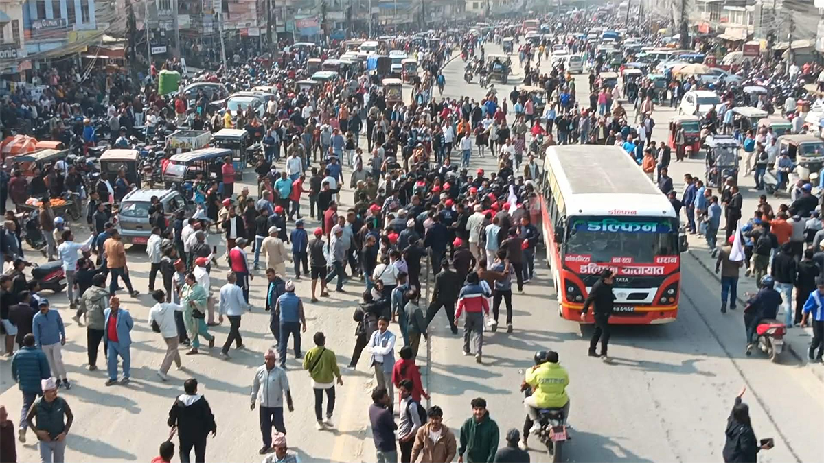 दमकमा ओलीविरुद्ध नाराबाजी, सुरक्षाकर्मीको संख्या बढाइयो